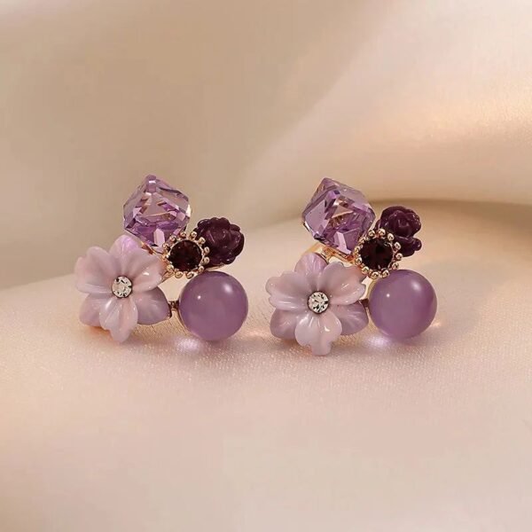 The Purple Love Earrings