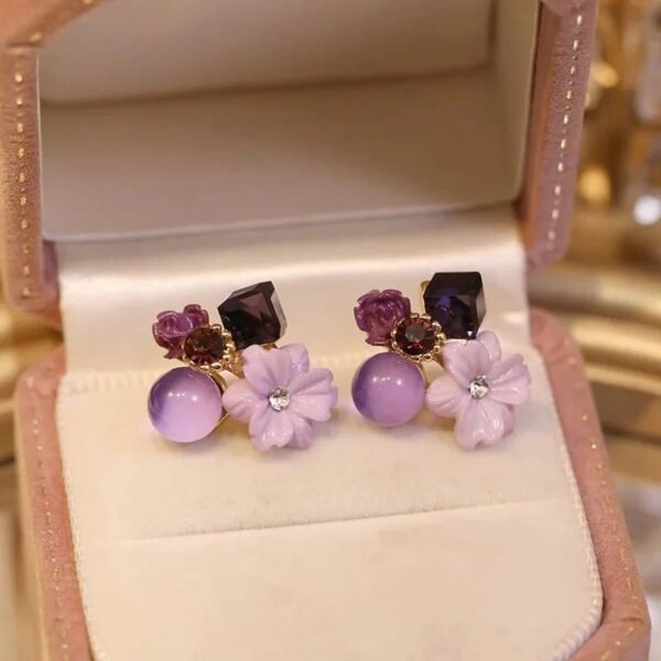 The Purple Love Earrings - Image 3