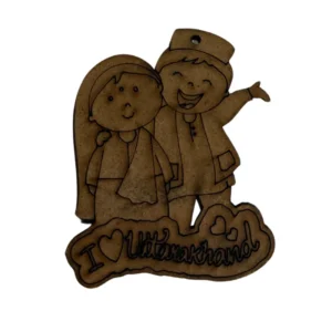 I Love Uttarakhand Keychain